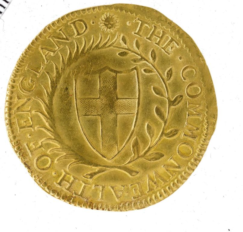 THE COMMONWEALTH UNITE 1653 feint collector or pawnbroker s mark