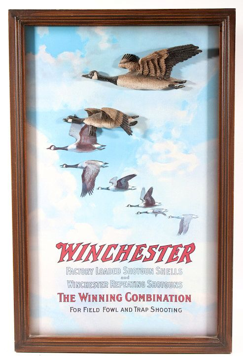 Winchester 3D Goose Advertising Sign Included in this lot we