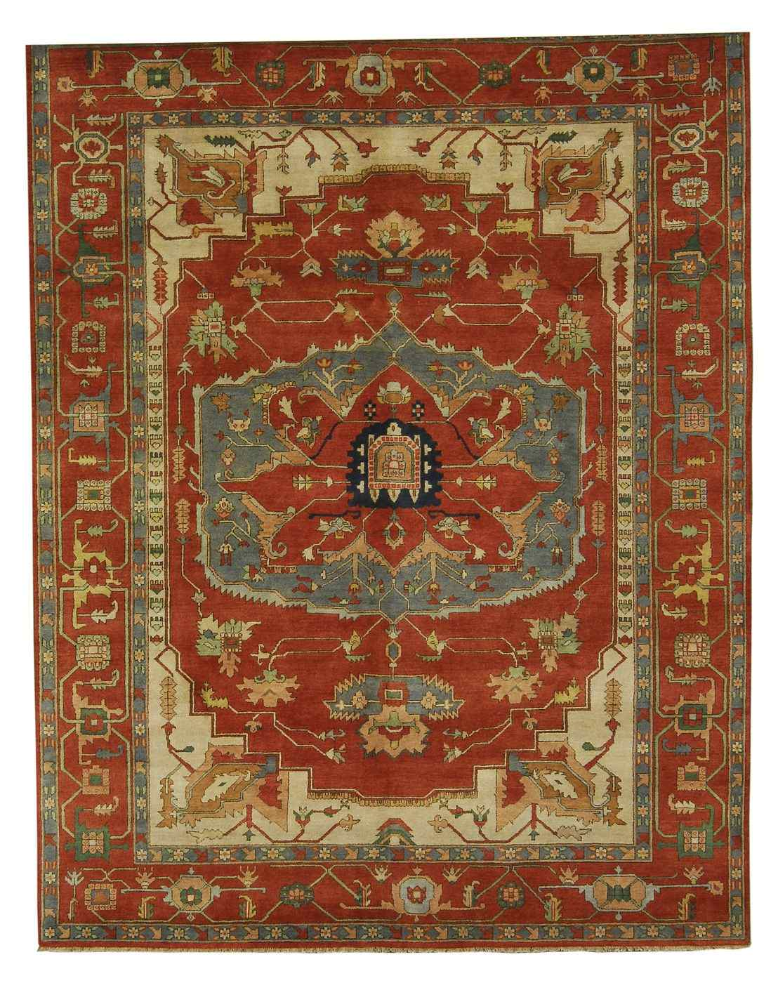 ORIENTAL RUG SERAPI DESIGN8 0 x 10 0 Central medallion