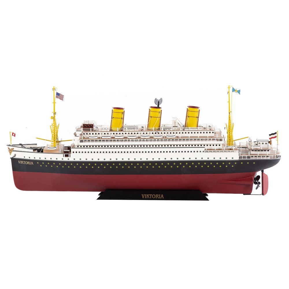 Marklin Enamel Tin Plate Viktoria Ocean Liner Late 1990s magnificent