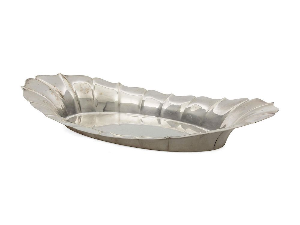 An American Silver Bread Dish R Wallace An American Silver