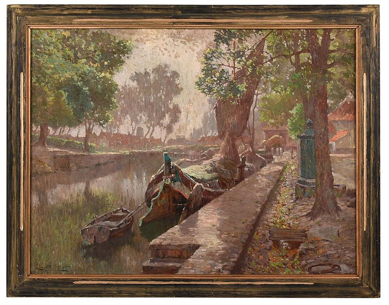 Livingston Platt American late 19th early 20th century Along the