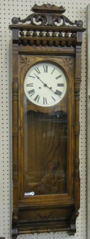 Modern Vienna Regulator Wall Clock circa 1980 s reproduction in