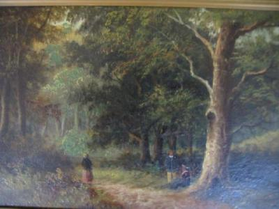 ENGLISH SCHOOL mid to late 19th Century Figures in a