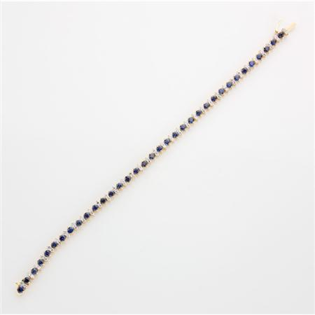 Sapphire and Diamond Bracelet Estimate 800 1 200