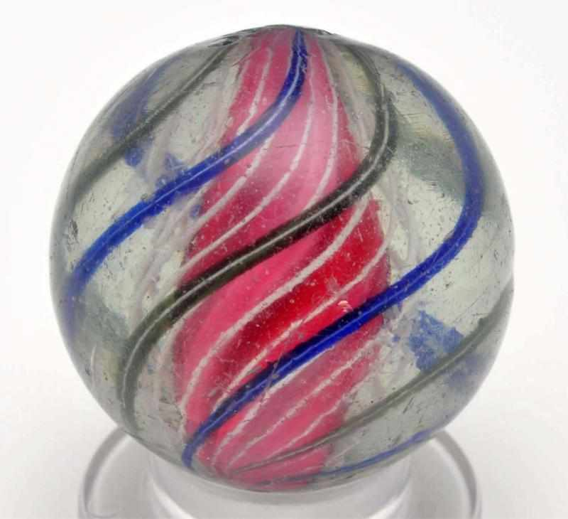 3 Stage Solid Core Swirl Marble Description Red solid core