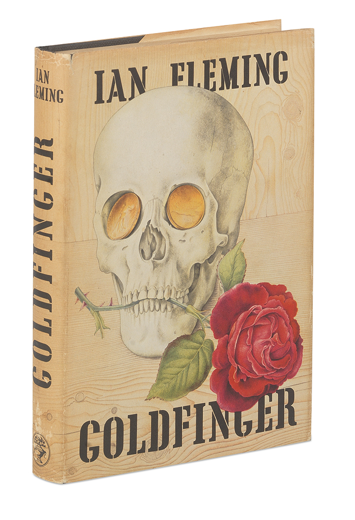 FLEMING IAN Goldfinger 8vo publisher s black boards stamped in
