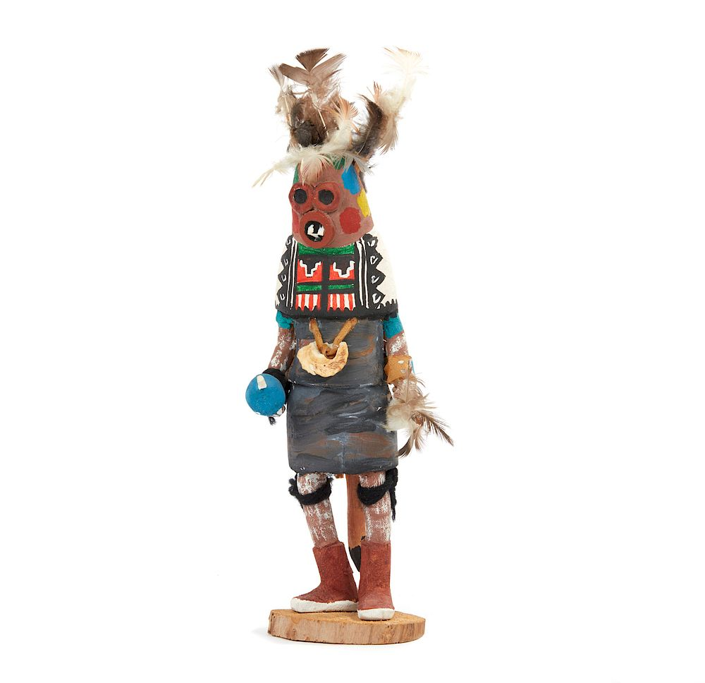 Hopi Earth God Kachina Masau u by Wilbert Talashoma Hopi