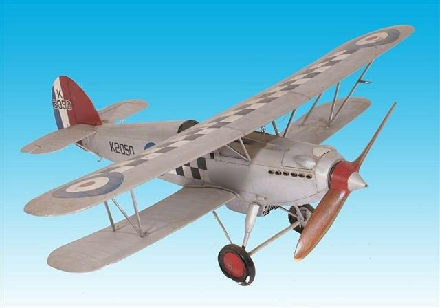 HAWKER FURY K2050 A well constructed former flying scale model