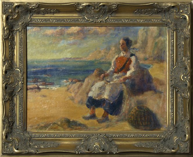 After Aloysius O Kelly Irish American 1850 1928 Woman Seated