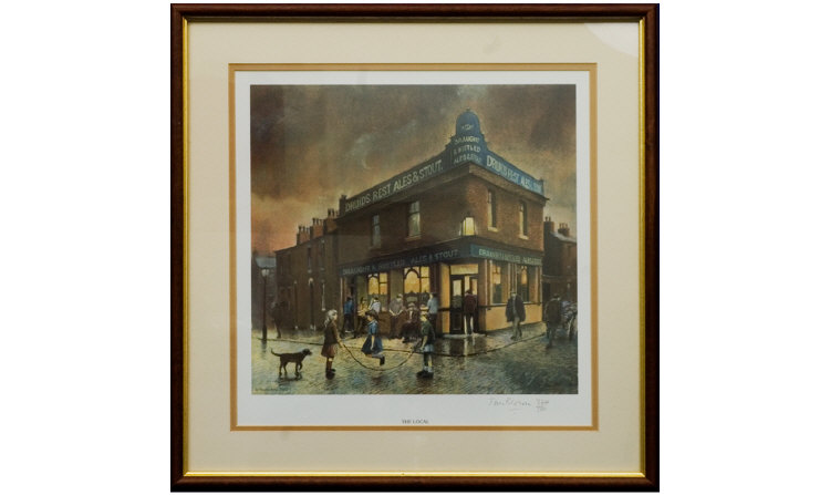 Tom Brown Ltd Edition Print 364 500 The Local impressed