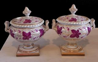 Flight Barr Barr pair of sauce tureens Flight Barr Barr