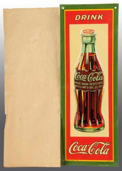 1931 Coca Cola Door Push Description With original paper protector