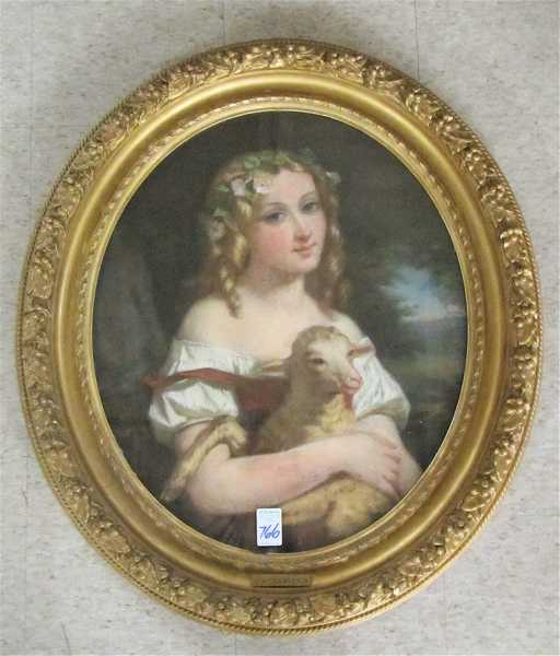STYLE OF LOUISE ELISABETH VIGEE LEBRUN French 1755 1842 oval