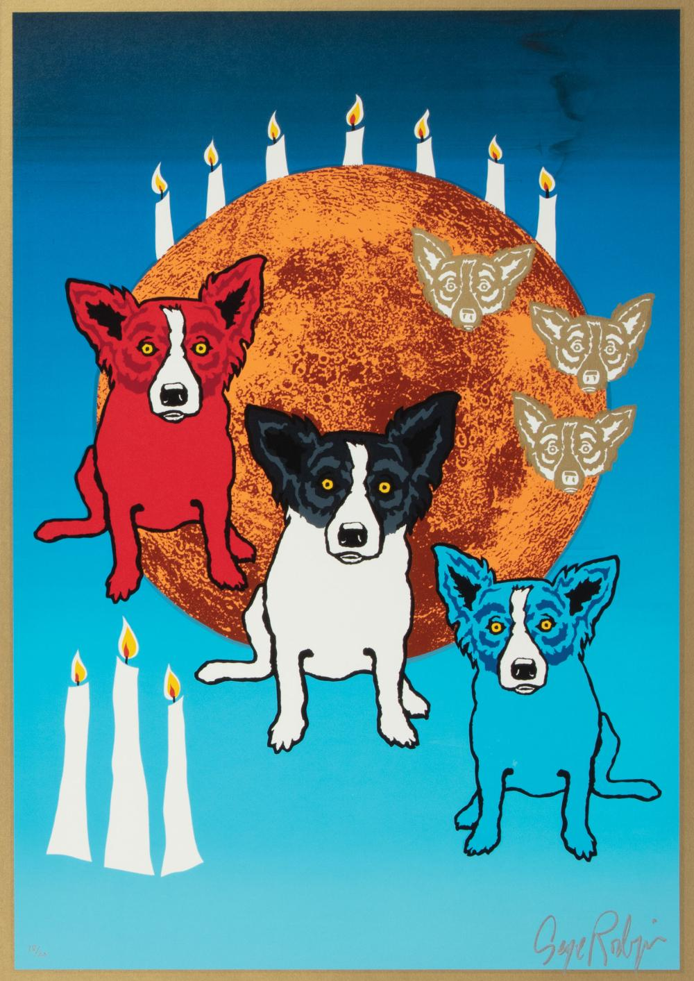 George Rodrigue American Louisiana 1944 2013 By the Light of