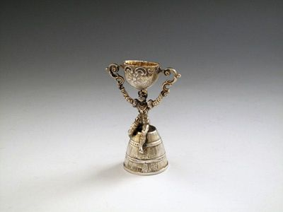 A late 19th century German silver wager cup by Neresheimer
