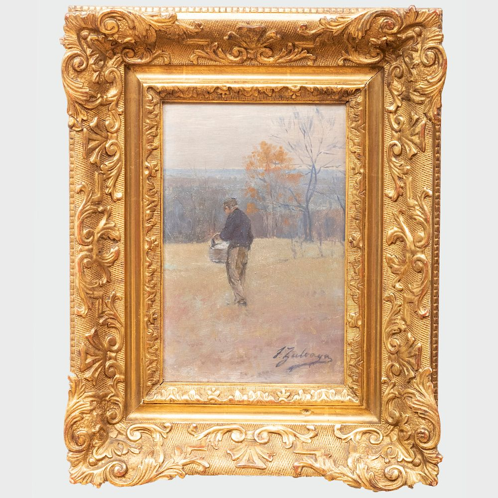 Ignacio Zuloaga 1870 1945 Man with Basket Ignacio Zuloaga 1870