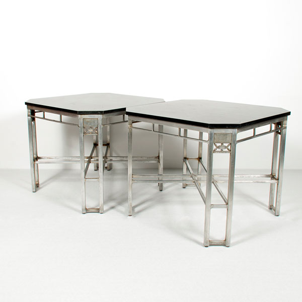 American early 20th century A pair of Art Deco tables