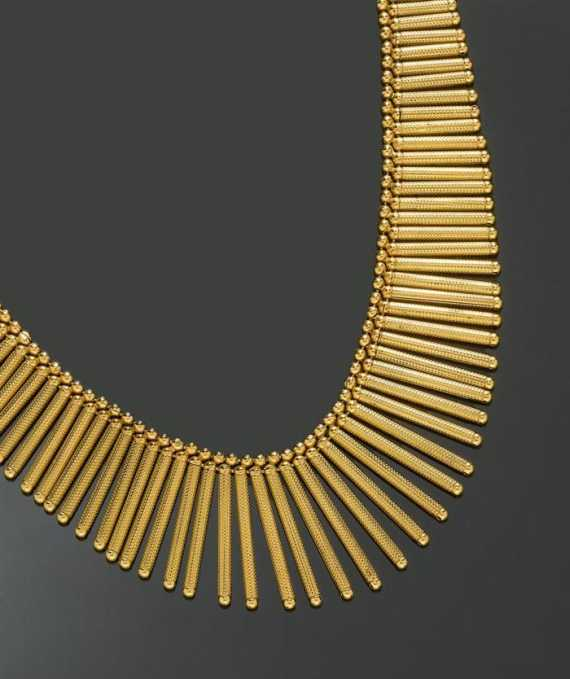 GOLD NECKLACE Bologna ca 1940 Yellow gold 750 86g Decorative