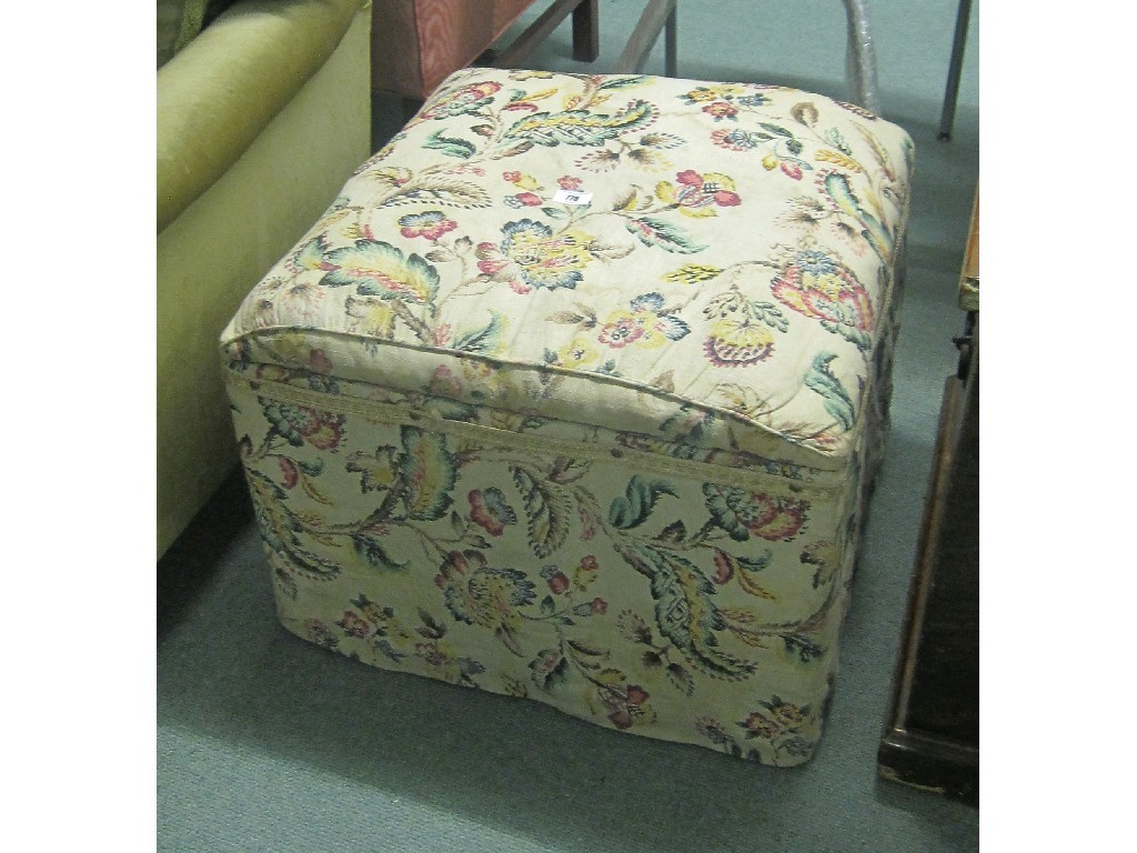 Ottoman and contents