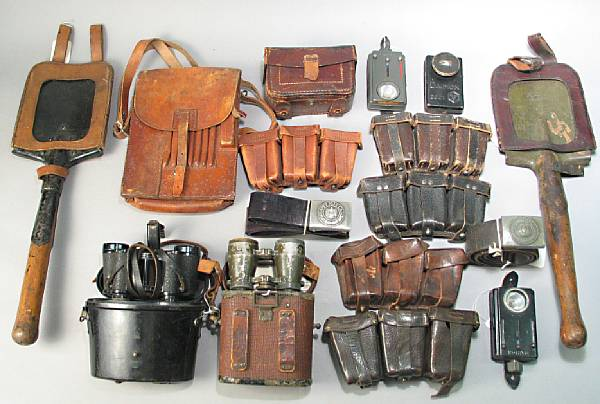 A lot of 20th century German militaria Including a brown