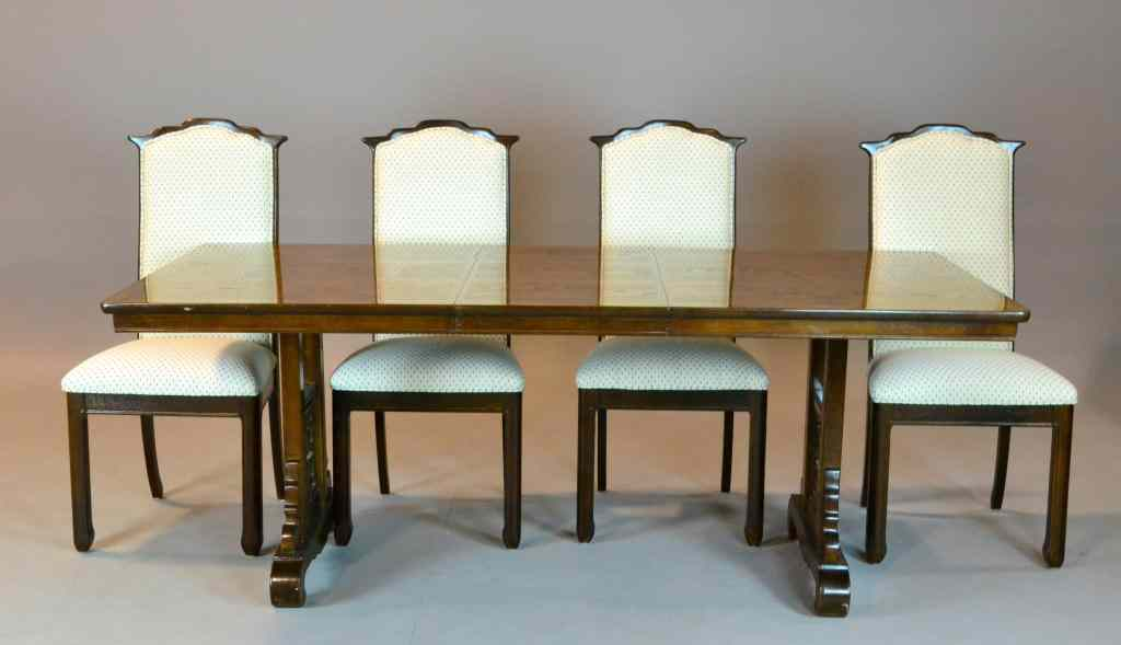 5 Piece Asian Taste Rectangular Table With LeafTo include hardwood
