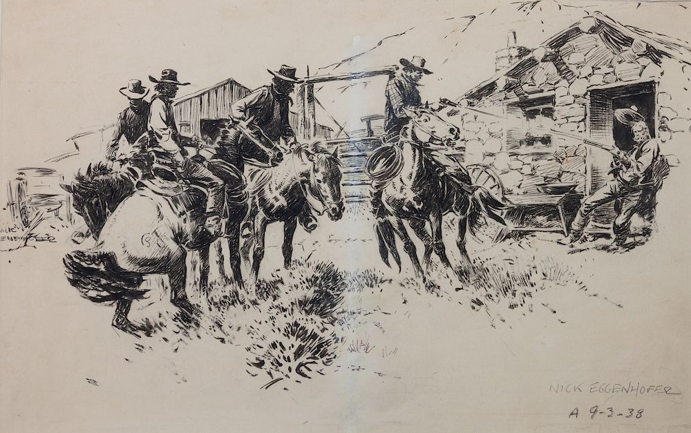 Nick Eggenhofer American 1897 1985 Cowboy 9 3 38 Nick
