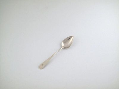 Alexander Stewart a silver old English pattern dessert spoon circa