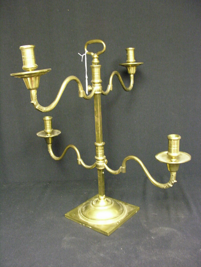 FREDERICK COOPER DECO BRASS CANDELABRA Fredrick Cooper Chicago Height adjustable