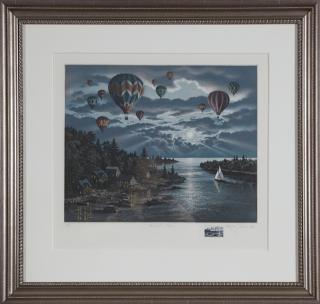 Kathleen Cantia Moonlight Ride 1988 print 59 Kathleen Cantia Moonlight