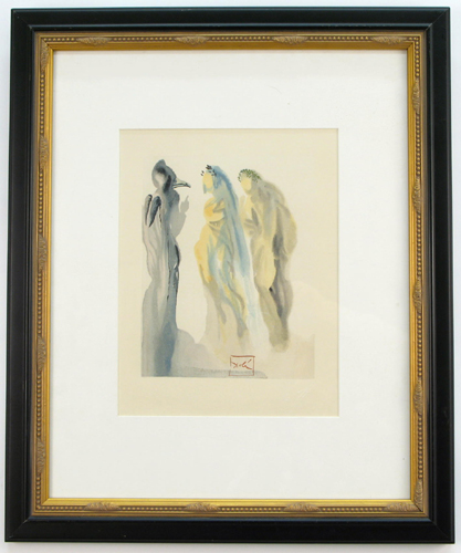 SALVADOR DALI Spanish 1904 1989 Color lithograph from his Le