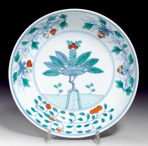 ROUND BOWL China Kangxi Period D 16 2 cm Doucai