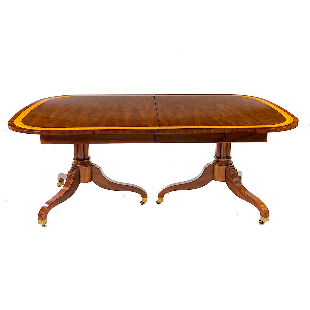 John Widdicomb George III style dining room table 20th century