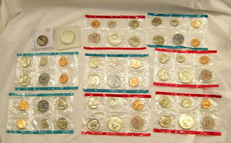 Misc Coin Lot Includes 3 1970 Mint sets 1 1917