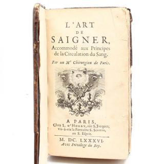 17th Century French Venesection Manual Meurisse Henri Emanuel L Art