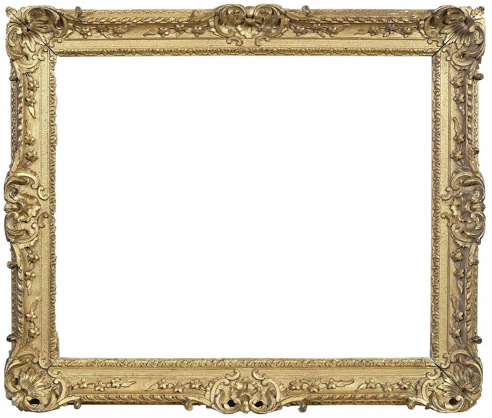 18th Century French or British Frame corner and central shell