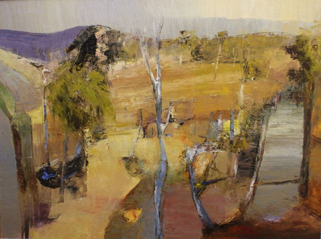 Reinis Zusters 1919 1999 Summer Gully oil on board signed