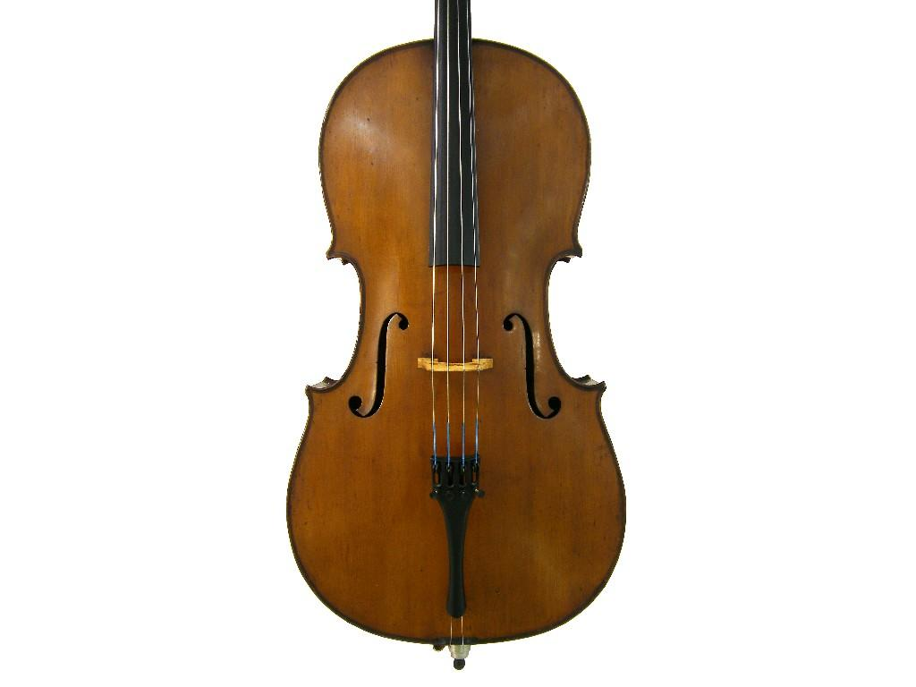 German violoncello of the Markneukirchen School circa 1900 the two