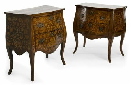 A matched pair of late 18th early 19th century Dutch