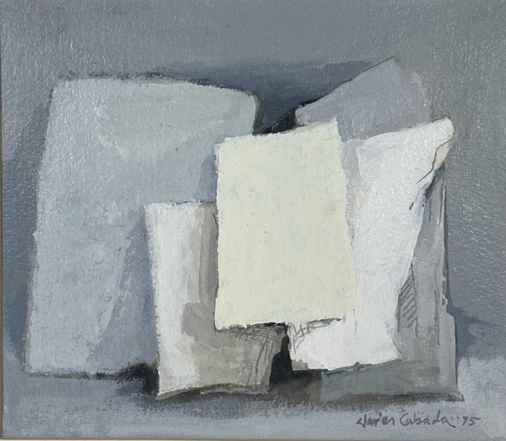 Javier Cabada Oil Painting On PaperSigned Good condition Image 10