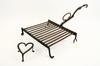 IRON LOT 18th C two piece lot of hand wrought