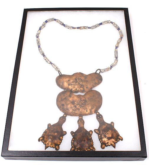 Hudson Bay Copper Plate Turtle Trade Necklace For your bidding