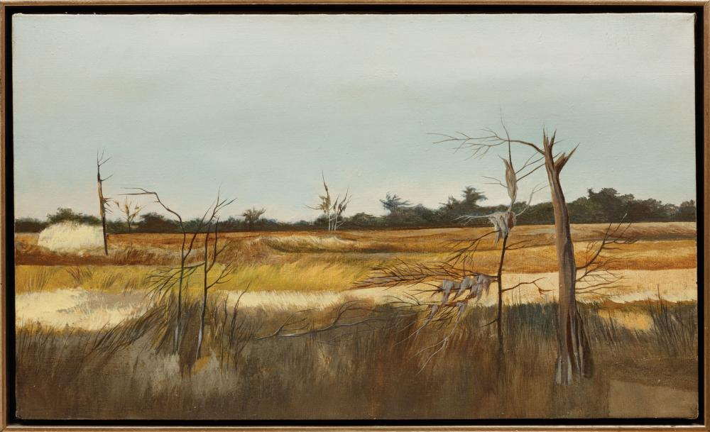 James Lamantia American New Orleans 1923 2011 Open Marsh 1975