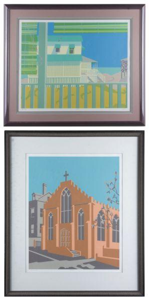 Claude Howell NC 1915 1997 Two Serigraphs the first titled