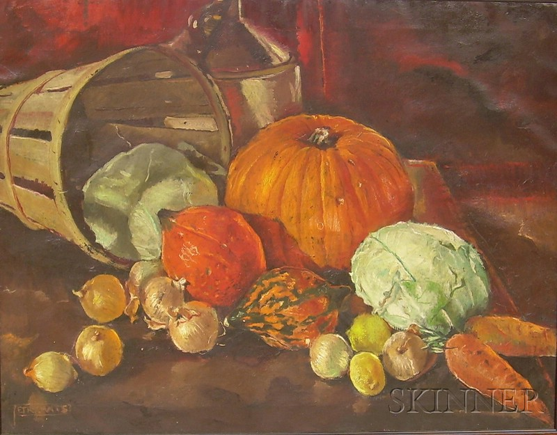 Milan Petrovits Austrian American 1892 1944 Still Life with Squash