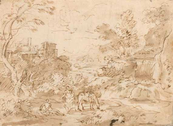 DUGHET GASPARD GASPARD POUSSIN 1615 1675 Rome circle of Italian