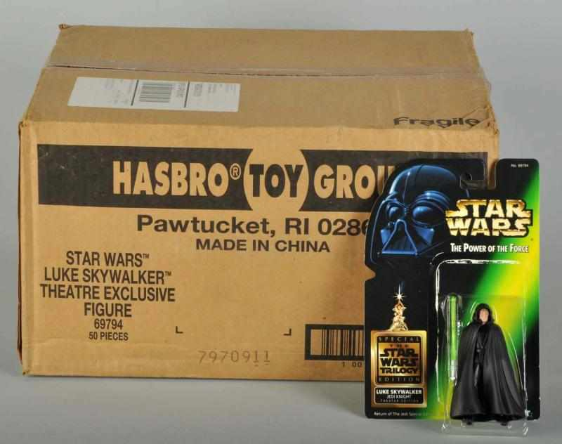 Star Wars Luke Skywalker Sealed Box of Figures Description Dated