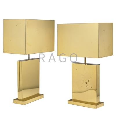 C JERE ARTISAN HOUSE Pair of brass table lamps Los