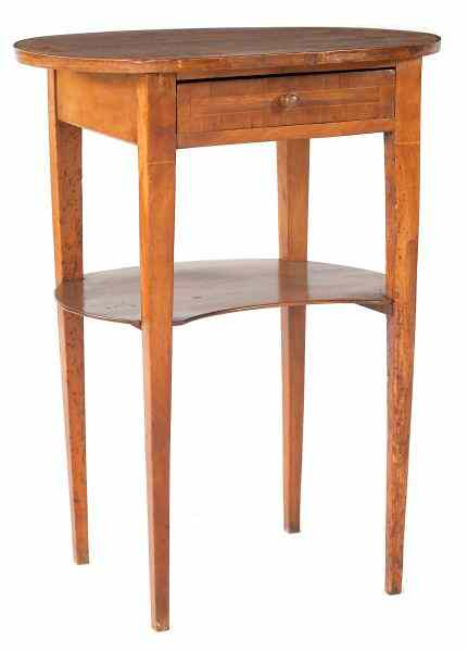 Continental Side Standearly 19th century fruitwood with pine secondary the
