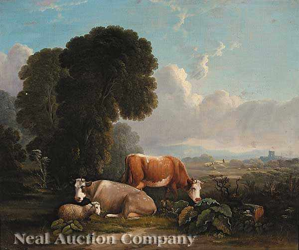 Eug ne Verboeckhoven Belgian 1798 99 1881 Grazing in the